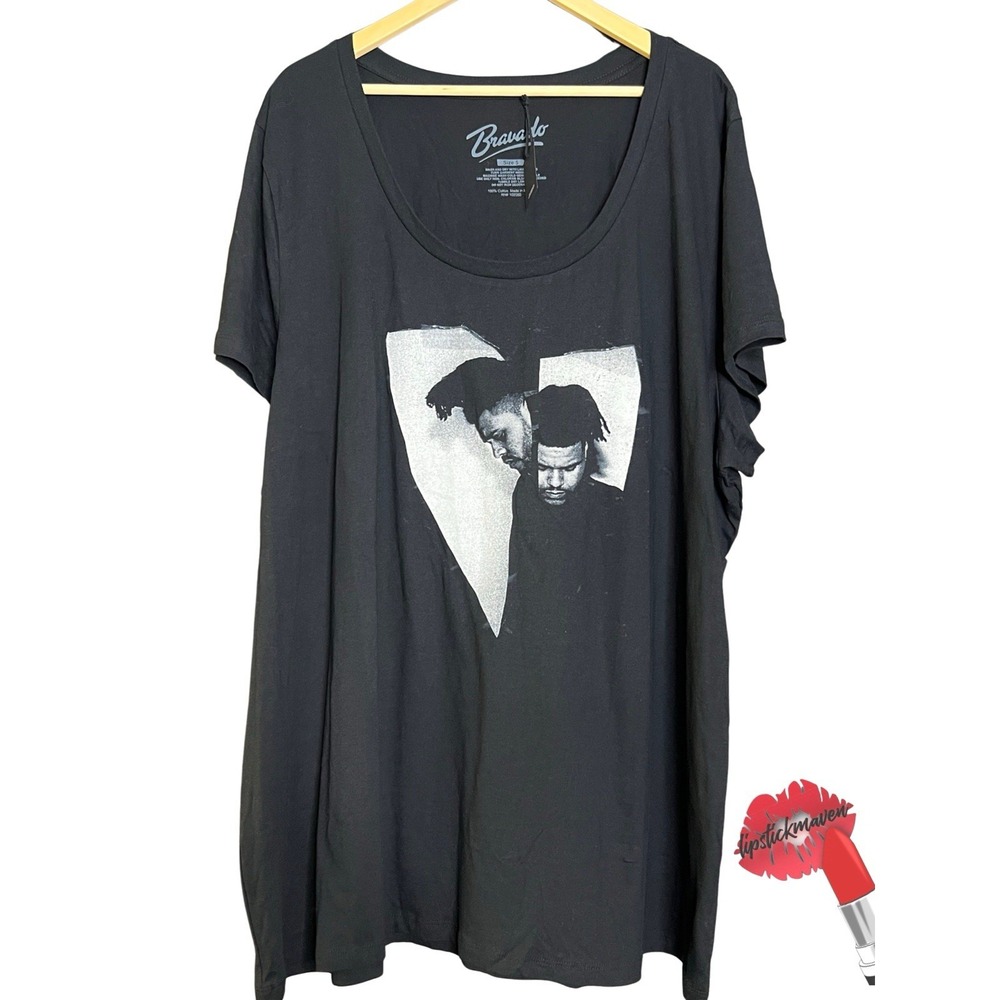 The Weeknd Tshirt Women Plus 5x Black Band Tee Shirt Bravado‎ Graphic Singer